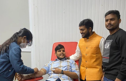 Blood donation initiative
